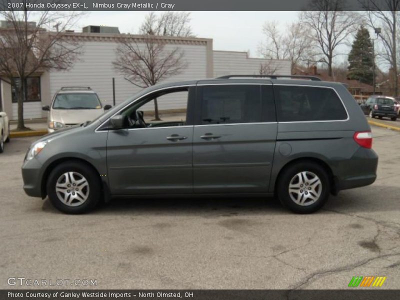Nimbus Gray Metallic / Gray 2007 Honda Odyssey EX-L