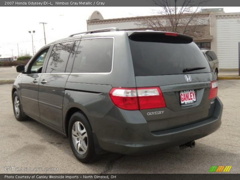 Nimbus Gray Metallic / Gray 2007 Honda Odyssey EX-L