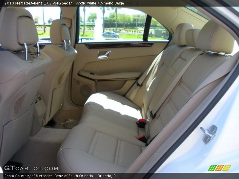 Arctic White / Almond Beige 2010 Mercedes-Benz E 63 AMG Sedan