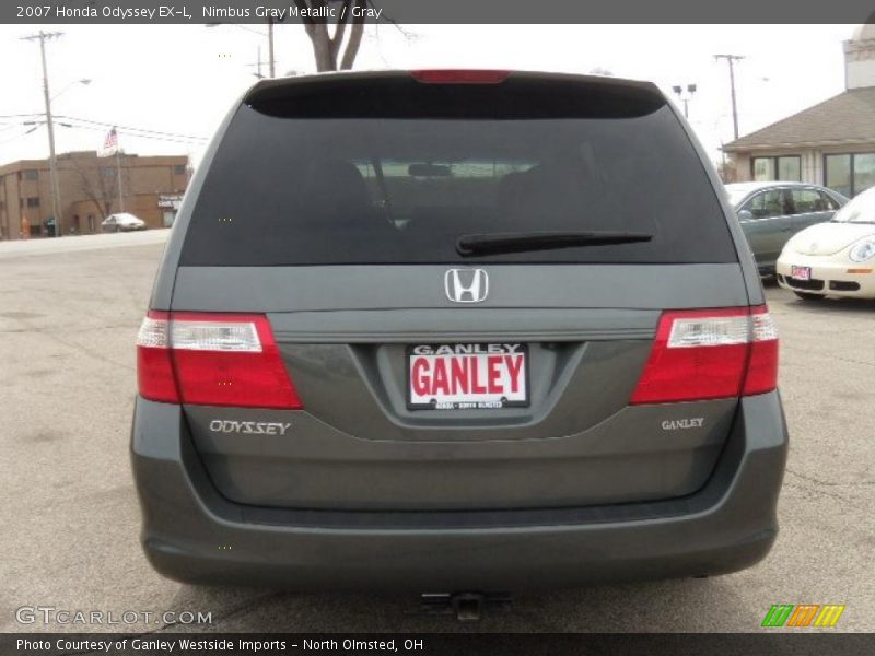 Nimbus Gray Metallic / Gray 2007 Honda Odyssey EX-L