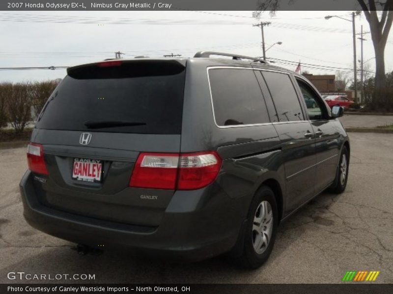 Nimbus Gray Metallic / Gray 2007 Honda Odyssey EX-L