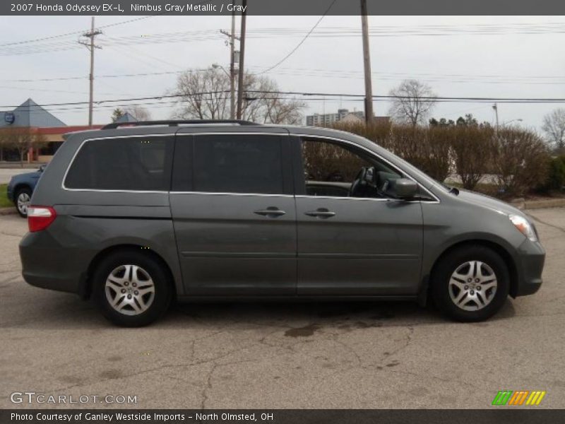 Nimbus Gray Metallic / Gray 2007 Honda Odyssey EX-L