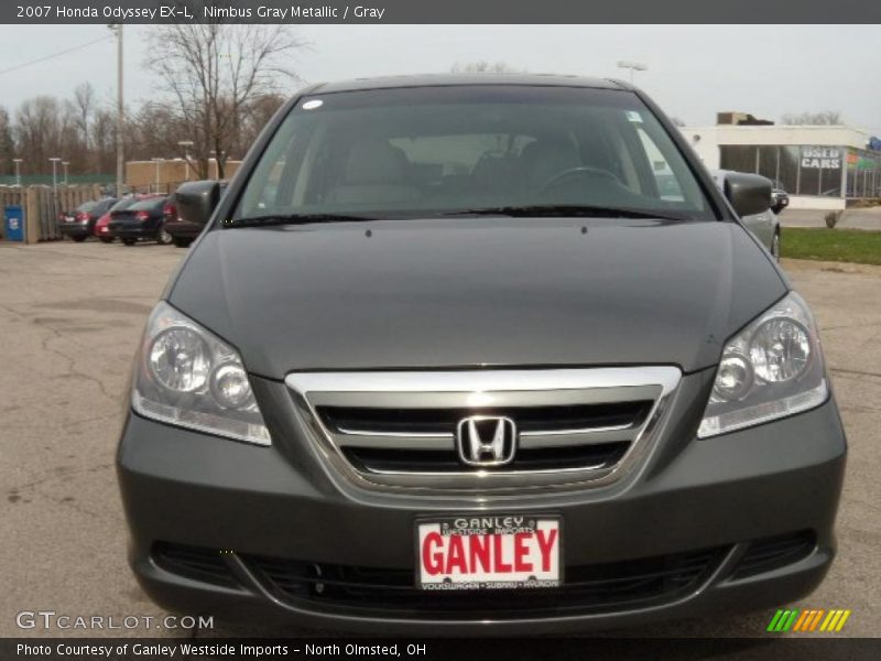Nimbus Gray Metallic / Gray 2007 Honda Odyssey EX-L