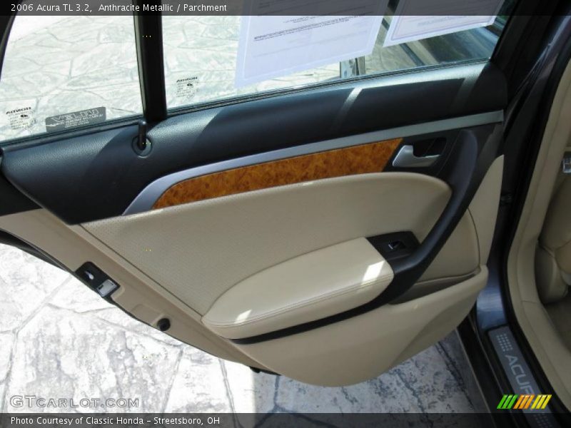 Anthracite Metallic / Parchment 2006 Acura TL 3.2