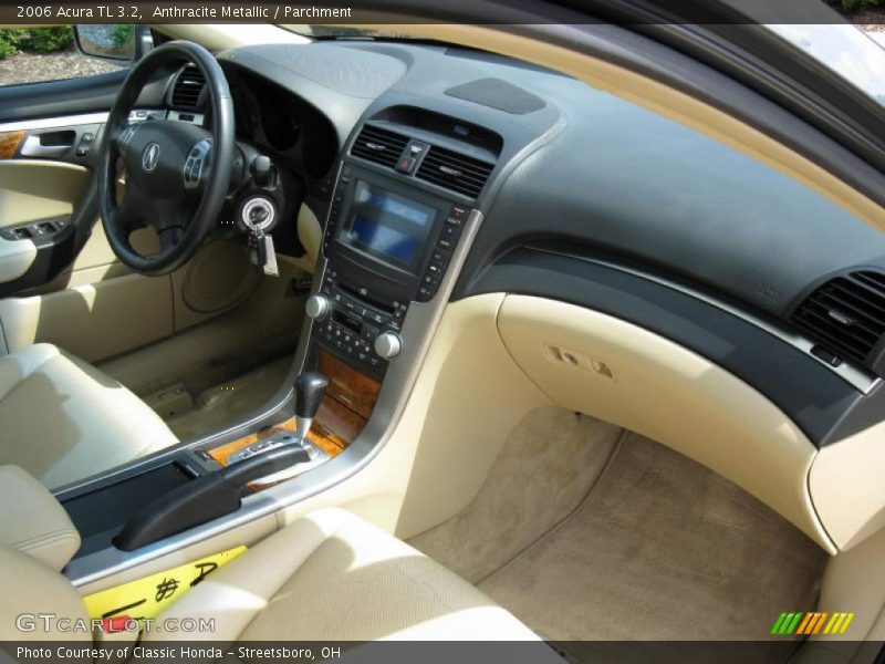 Anthracite Metallic / Parchment 2006 Acura TL 3.2