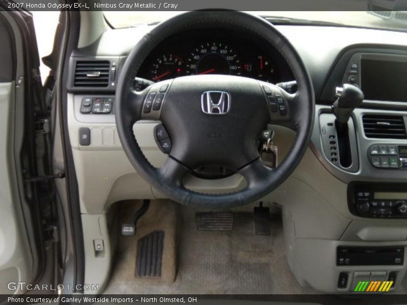 Nimbus Gray Metallic / Gray 2007 Honda Odyssey EX-L