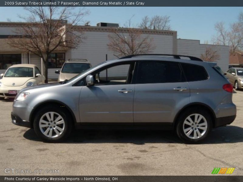 Diamond Gray Metallic / Slate Gray 2009 Subaru Tribeca Limited 7 Passenger