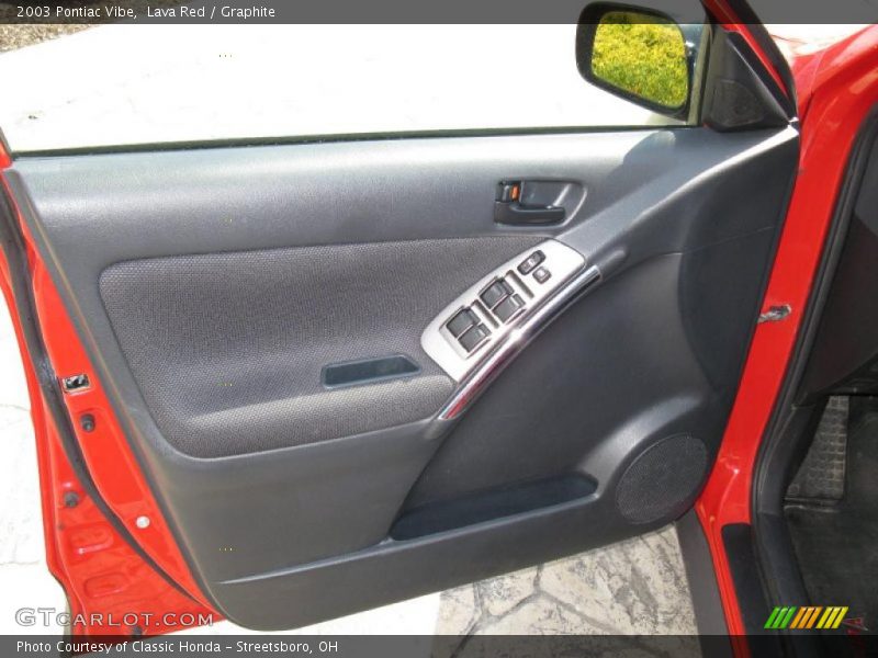 Lava Red / Graphite 2003 Pontiac Vibe