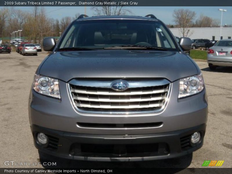 Diamond Gray Metallic / Slate Gray 2009 Subaru Tribeca Limited 7 Passenger