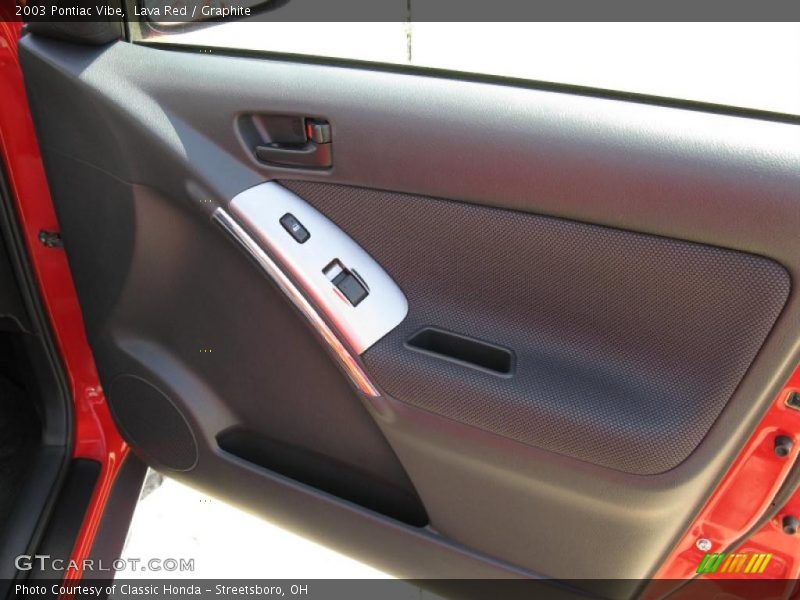 Lava Red / Graphite 2003 Pontiac Vibe