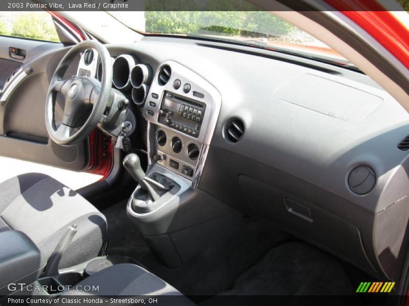 Lava Red / Graphite 2003 Pontiac Vibe