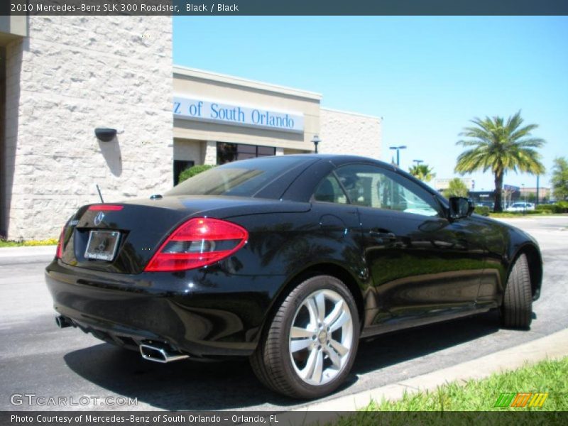 Black / Black 2010 Mercedes-Benz SLK 300 Roadster
