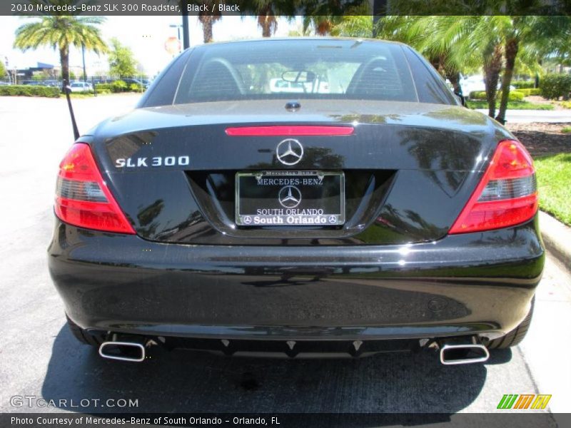 Black / Black 2010 Mercedes-Benz SLK 300 Roadster