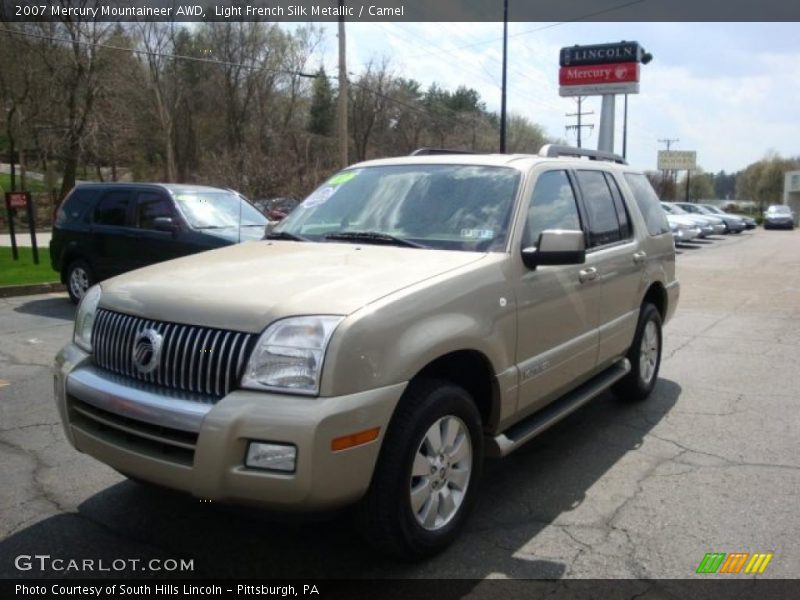 Light French Silk Metallic / Camel 2007 Mercury Mountaineer AWD