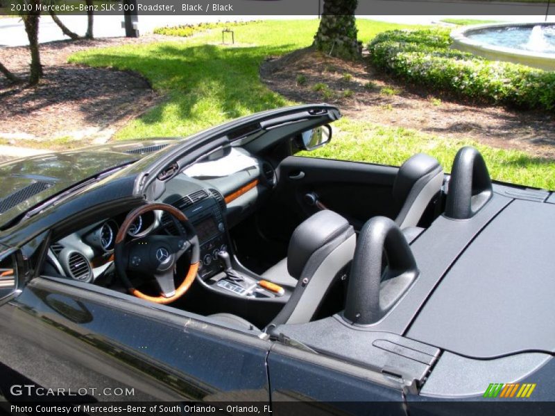 Black / Black 2010 Mercedes-Benz SLK 300 Roadster