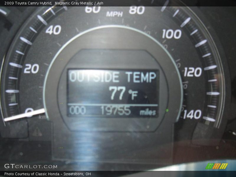 Magnetic Gray Metallic / Ash 2009 Toyota Camry Hybrid