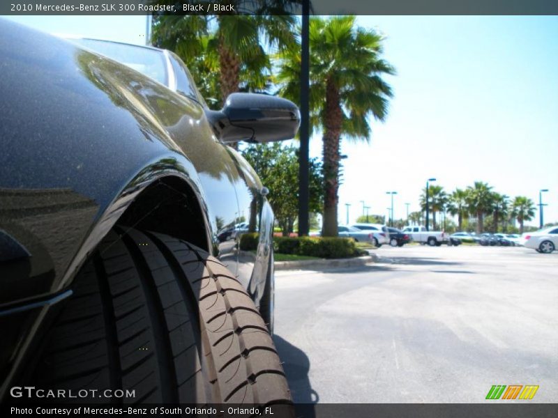 Black / Black 2010 Mercedes-Benz SLK 300 Roadster