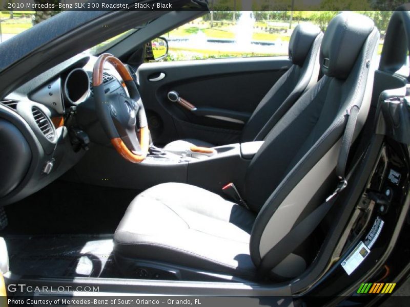 Black / Black 2010 Mercedes-Benz SLK 300 Roadster