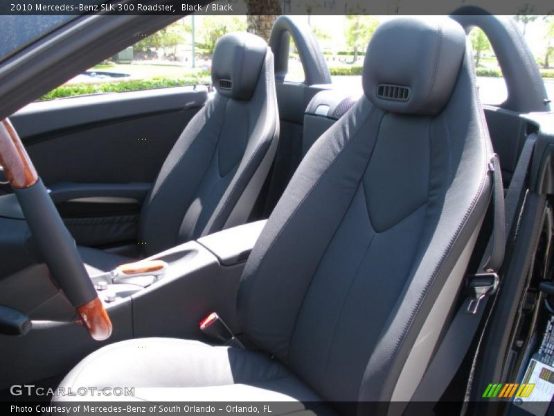 Black / Black 2010 Mercedes-Benz SLK 300 Roadster