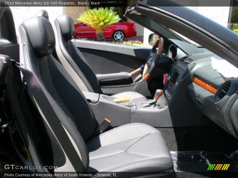 Black / Black 2010 Mercedes-Benz SLK 300 Roadster