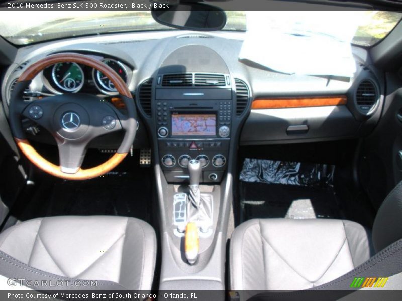 Black / Black 2010 Mercedes-Benz SLK 300 Roadster