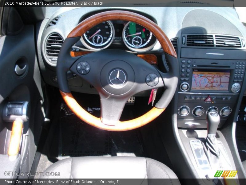 Black / Black 2010 Mercedes-Benz SLK 300 Roadster
