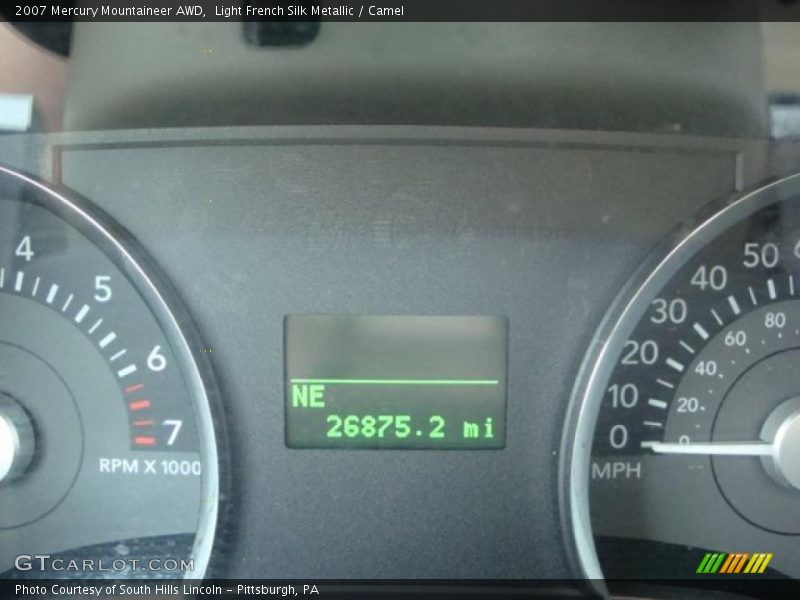 Light French Silk Metallic / Camel 2007 Mercury Mountaineer AWD