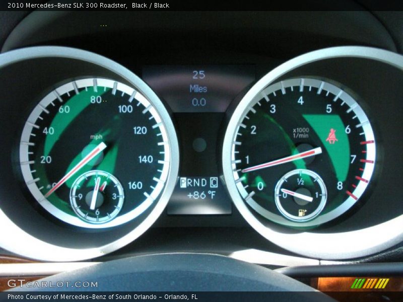 Black / Black 2010 Mercedes-Benz SLK 300 Roadster