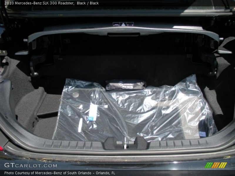 Black / Black 2010 Mercedes-Benz SLK 300 Roadster