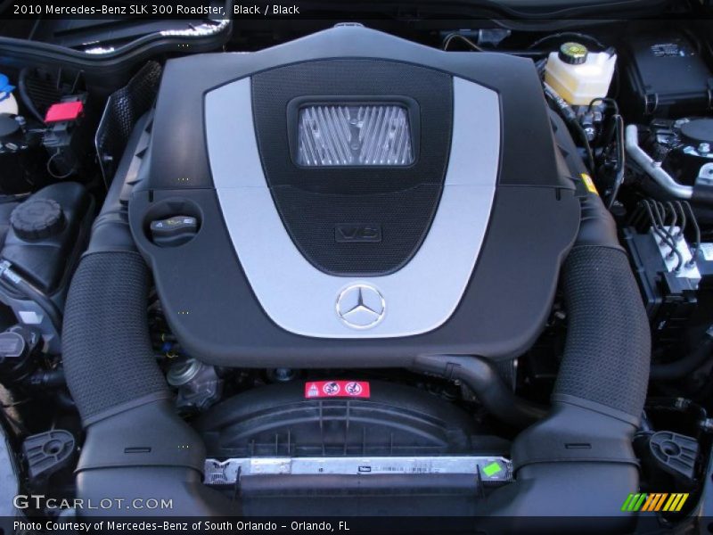 Black / Black 2010 Mercedes-Benz SLK 300 Roadster