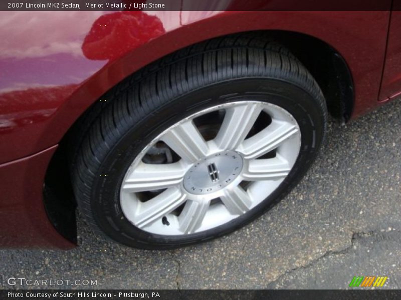 Merlot Metallic / Light Stone 2007 Lincoln MKZ Sedan