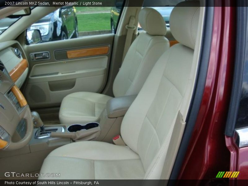 Merlot Metallic / Light Stone 2007 Lincoln MKZ Sedan
