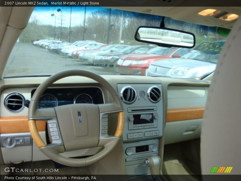 Merlot Metallic / Light Stone 2007 Lincoln MKZ Sedan