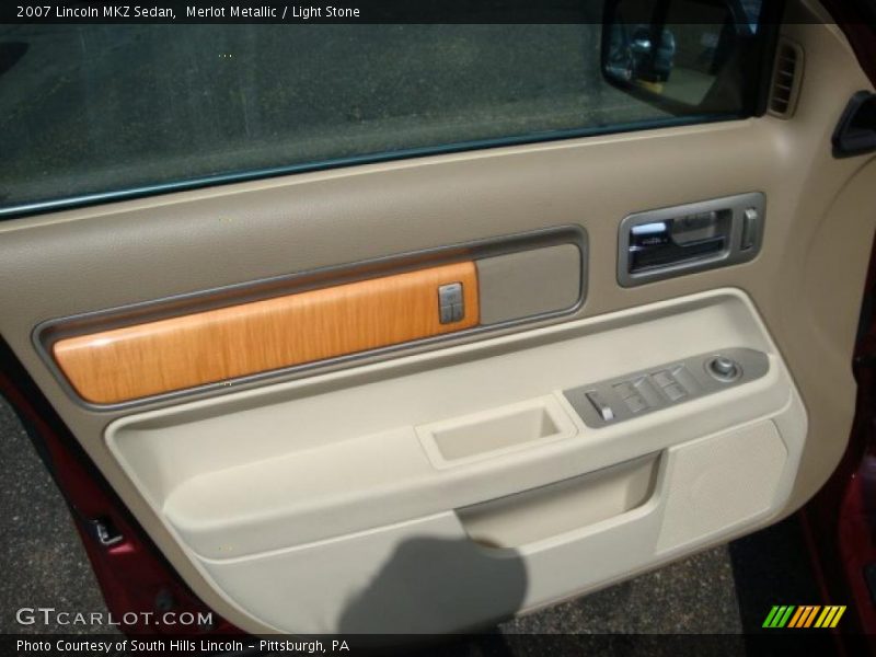 Merlot Metallic / Light Stone 2007 Lincoln MKZ Sedan