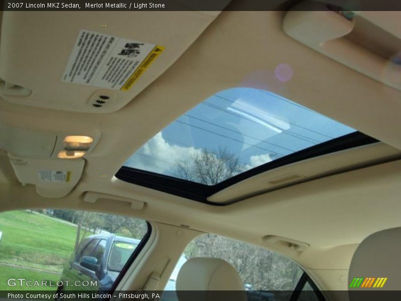 Merlot Metallic / Light Stone 2007 Lincoln MKZ Sedan