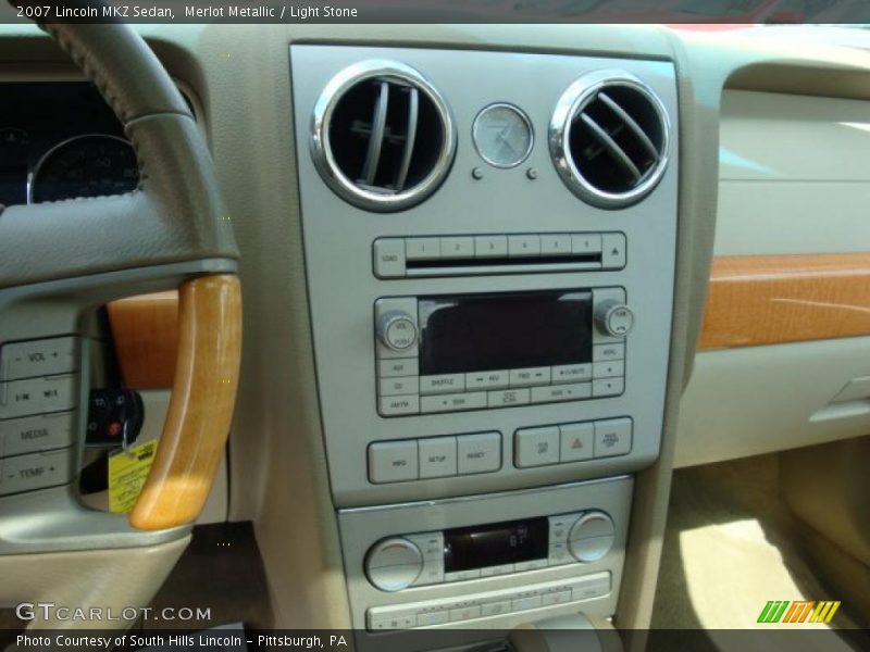 Merlot Metallic / Light Stone 2007 Lincoln MKZ Sedan