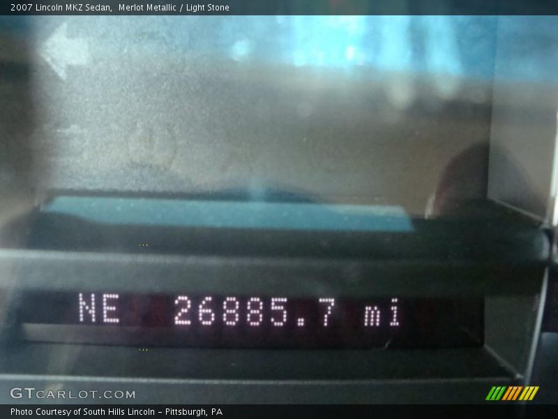 Merlot Metallic / Light Stone 2007 Lincoln MKZ Sedan