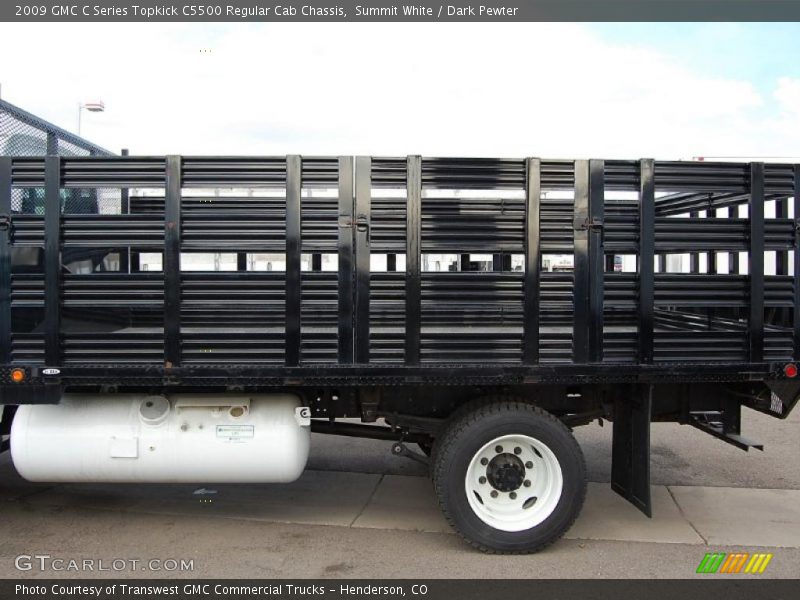 Summit White / Dark Pewter 2009 GMC C Series Topkick C5500 Regular Cab Chassis