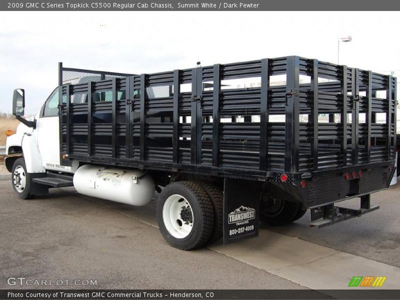 Summit White / Dark Pewter 2009 GMC C Series Topkick C5500 Regular Cab Chassis