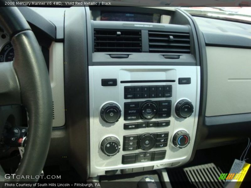 Vivid Red Metallic / Black 2008 Mercury Mariner V6 4WD