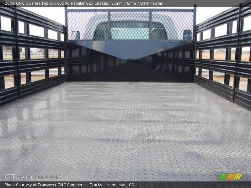Summit White / Dark Pewter 2009 GMC C Series Topkick C5500 Regular Cab Chassis