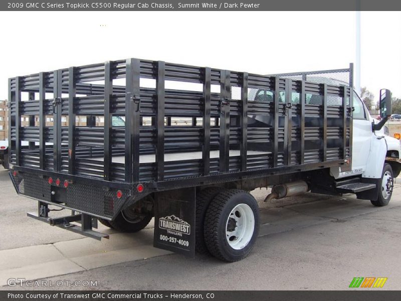 Summit White / Dark Pewter 2009 GMC C Series Topkick C5500 Regular Cab Chassis