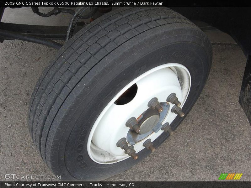 Summit White / Dark Pewter 2009 GMC C Series Topkick C5500 Regular Cab Chassis