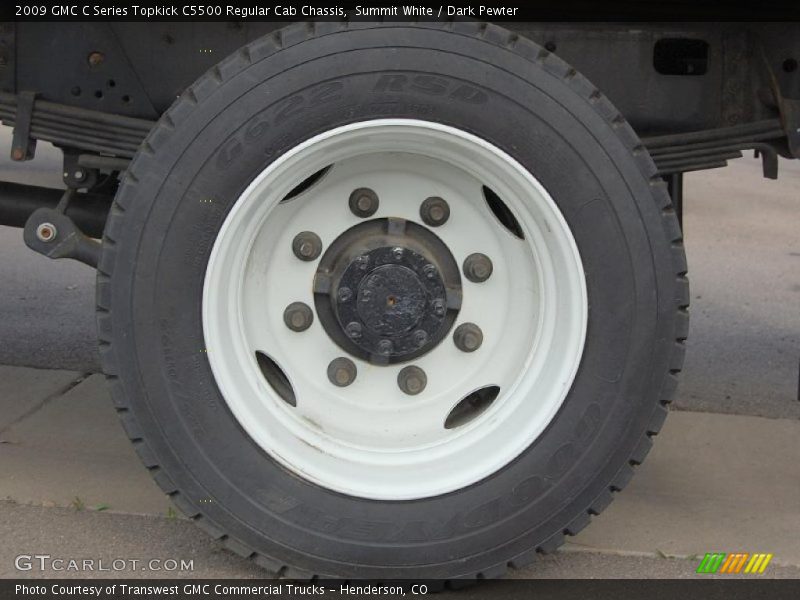 Summit White / Dark Pewter 2009 GMC C Series Topkick C5500 Regular Cab Chassis