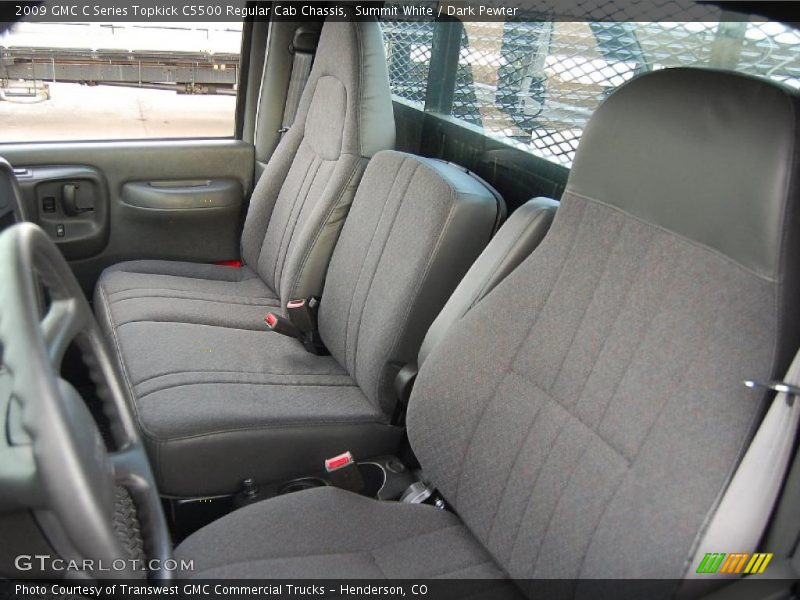 Summit White / Dark Pewter 2009 GMC C Series Topkick C5500 Regular Cab Chassis