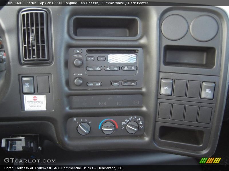 Summit White / Dark Pewter 2009 GMC C Series Topkick C5500 Regular Cab Chassis