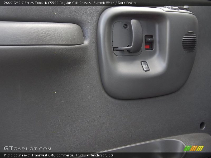 Summit White / Dark Pewter 2009 GMC C Series Topkick C5500 Regular Cab Chassis
