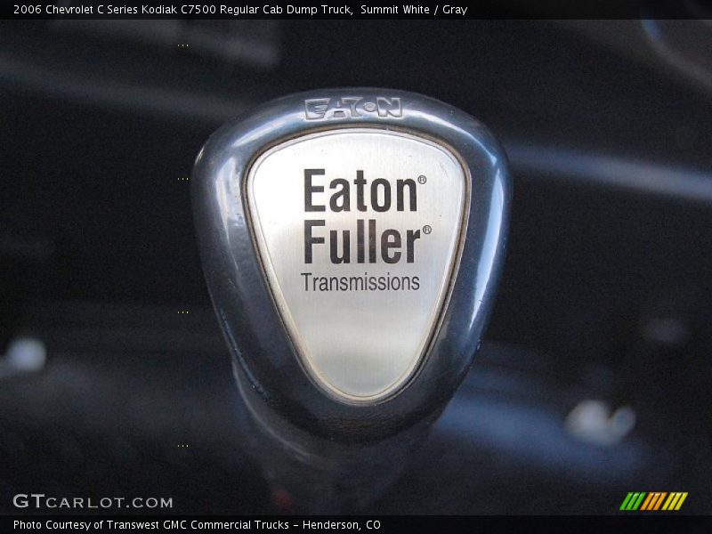 Summit White / Gray 2006 Chevrolet C Series Kodiak C7500 Regular Cab Dump Truck