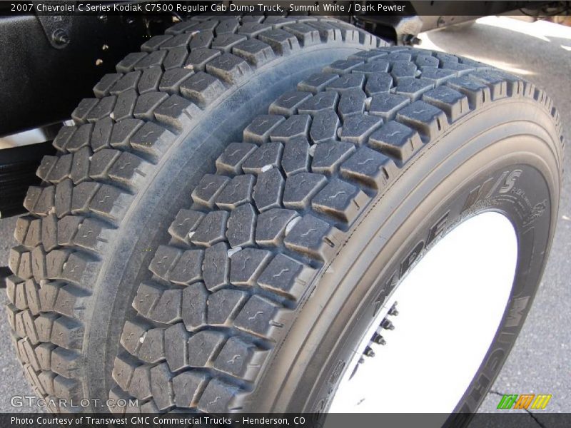 Summit White / Dark Pewter 2007 Chevrolet C Series Kodiak C7500 Regular Cab Dump Truck