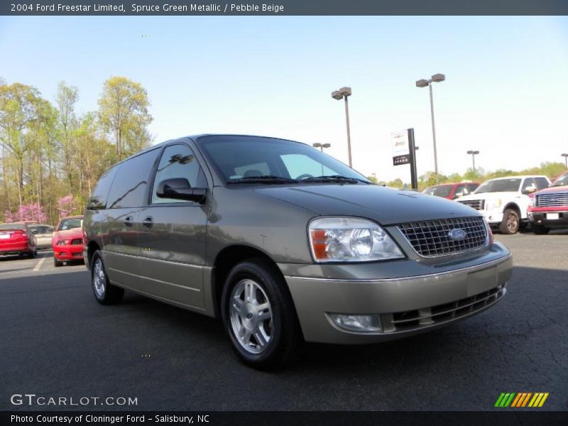 Spruce Green Metallic / Pebble Beige 2004 Ford Freestar Limited